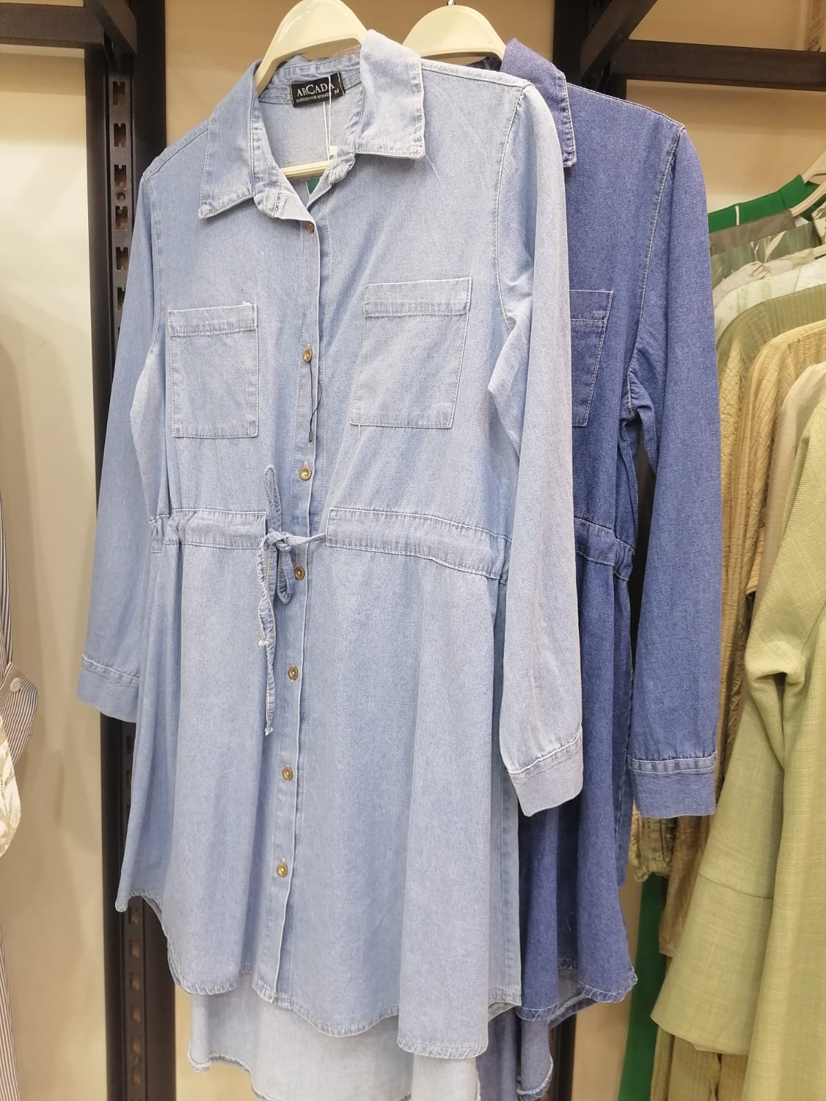 Sol Long  Denim Shirt