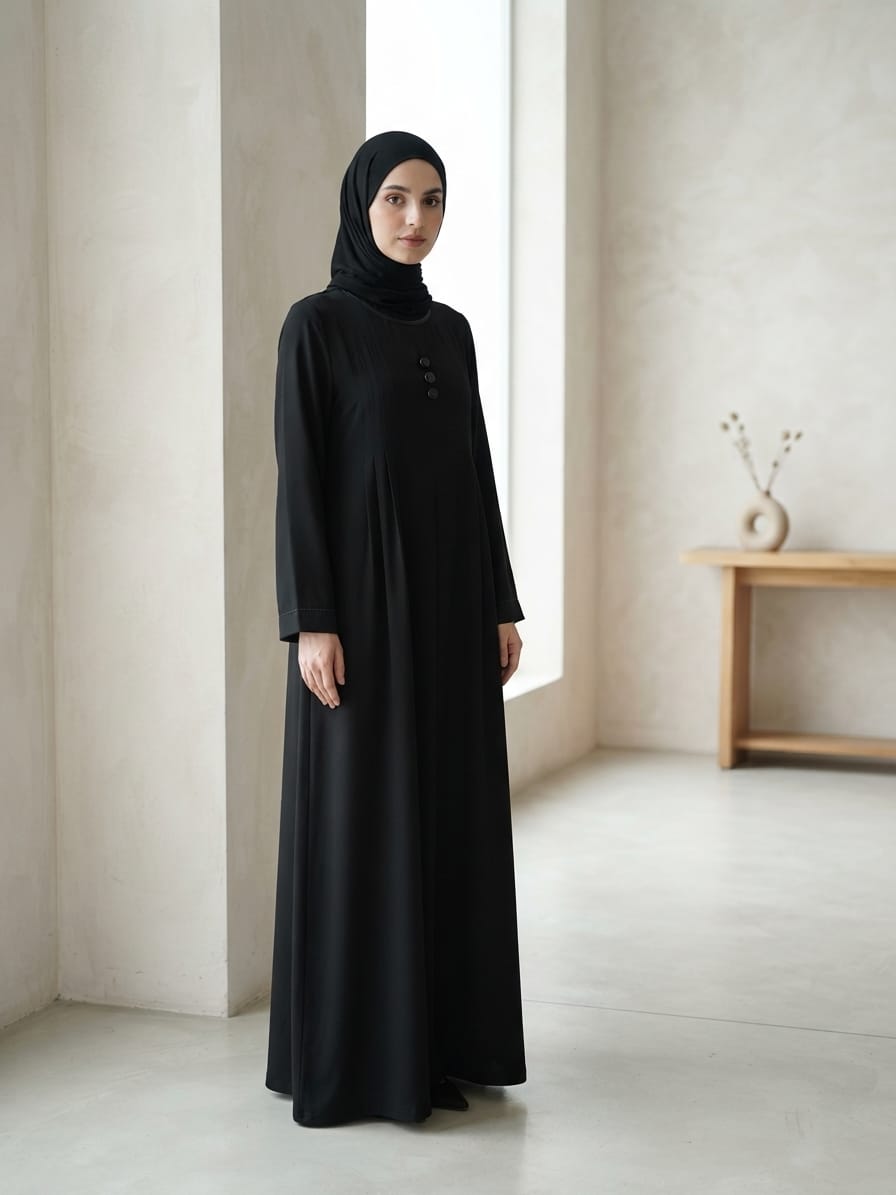 Renad Abaya - Black