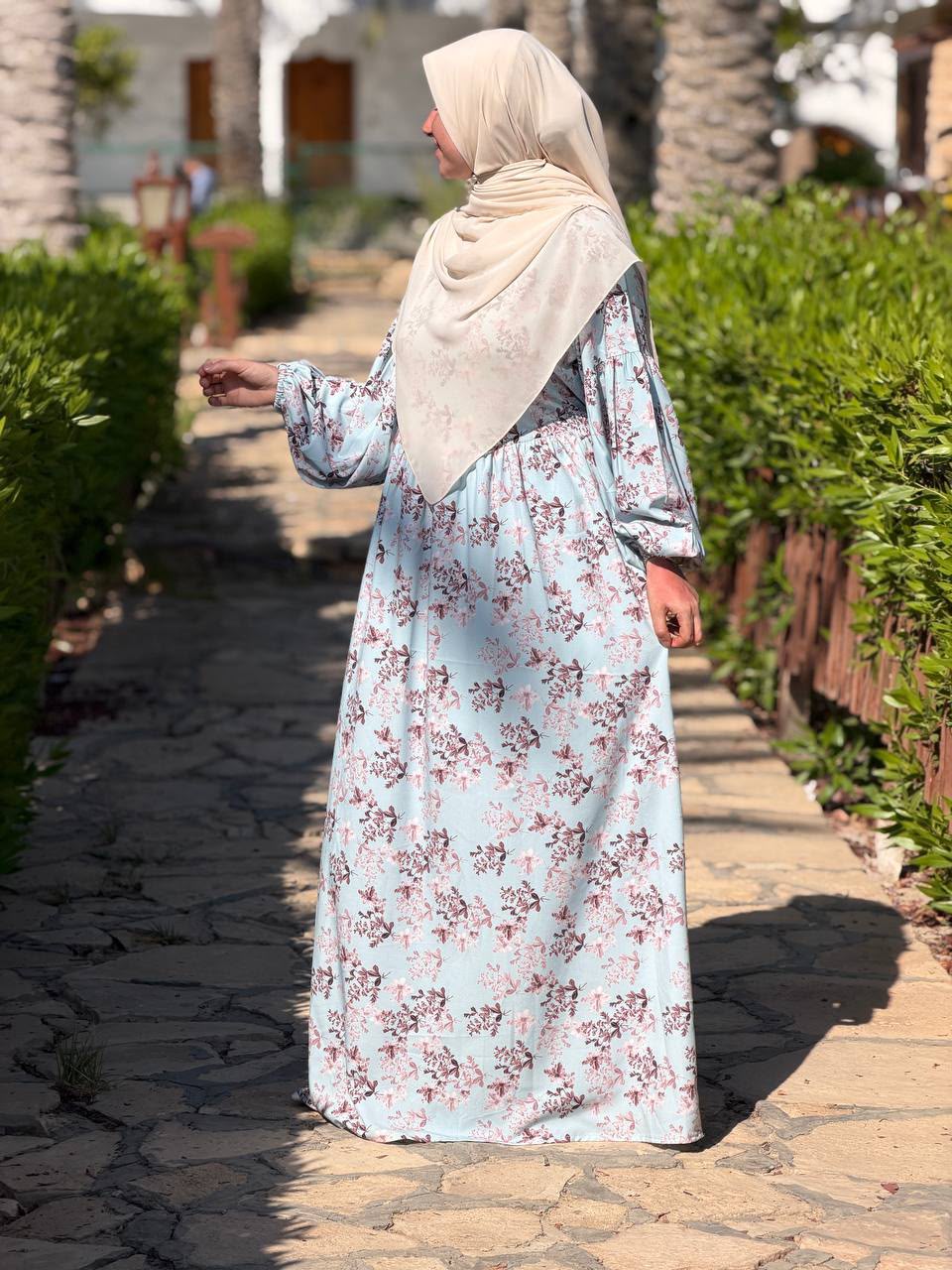 Lilian Dress - Baby Blue