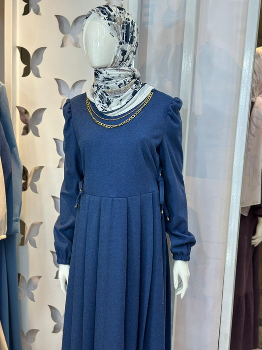 Dress Soft Wool Dark Blue 25503