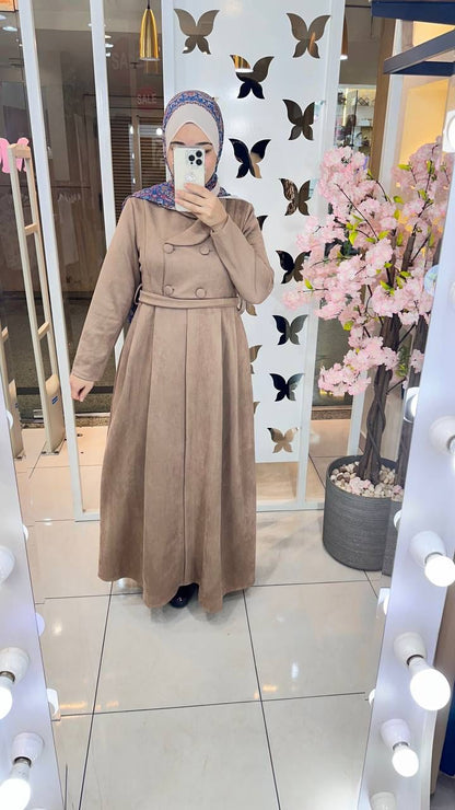 Dress Suede Beige 71049