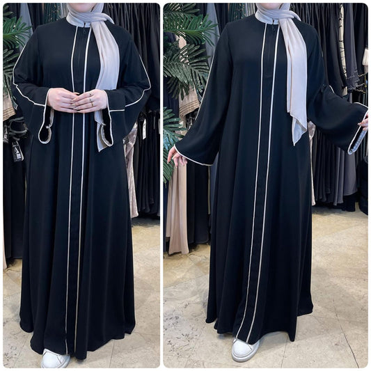 Regent Abaya Crepe Black