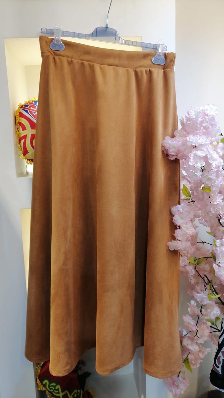 Skirt Suede Cloche