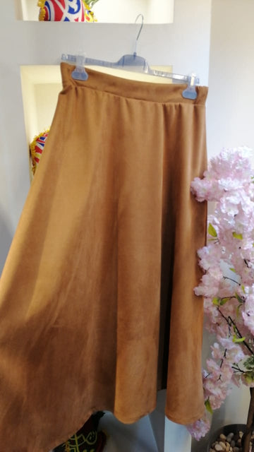 Skirt Suede Cloche