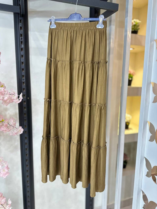 Cumin Crepe Koresha Skirt