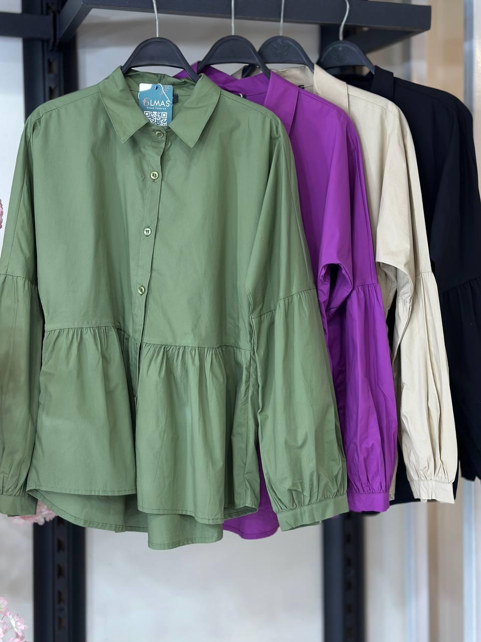 Lunara Poplin Buttons Blouse