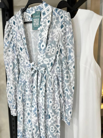 Cardigan Crepe korecha Printed