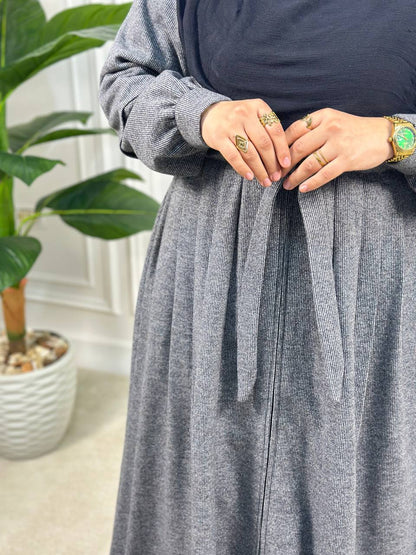 Lazord Wool Maxi Dress - Gray
