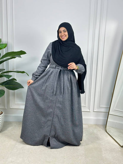 Lazord Wool Maxi Dress - Gray