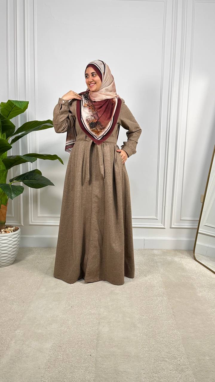 Lazord Wool Maxi Dress Cafe