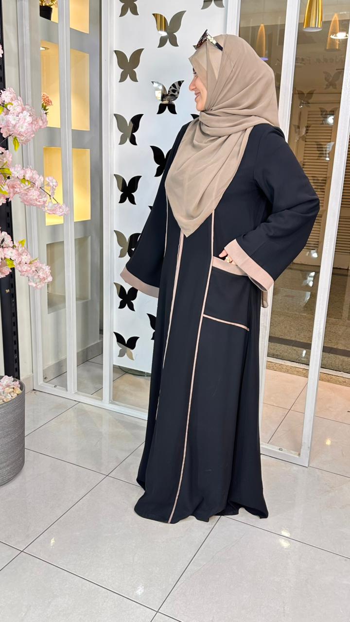 Ayla  Abaya - Black