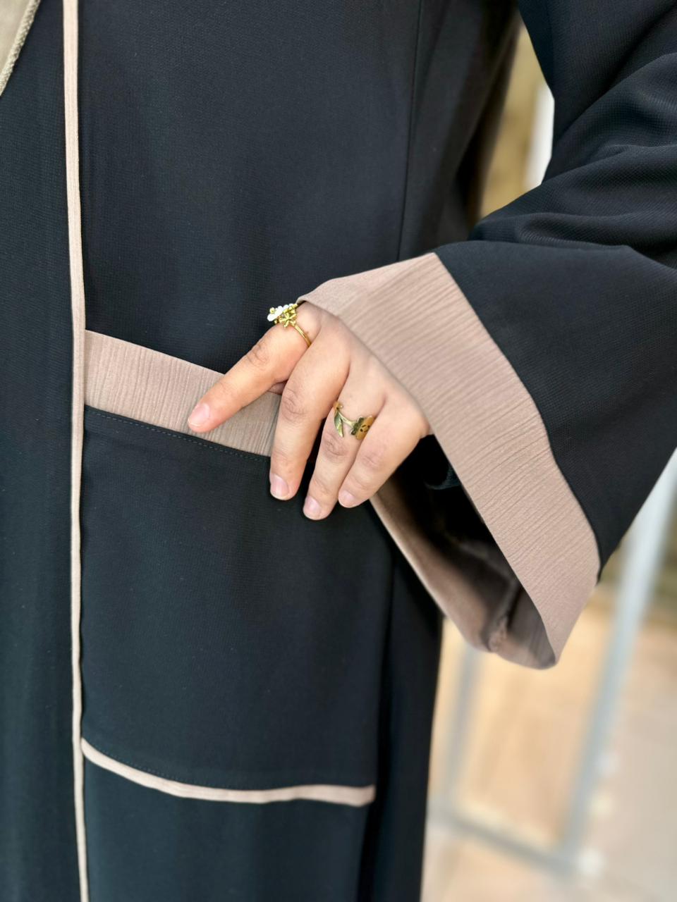 Ayla  Abaya - Black