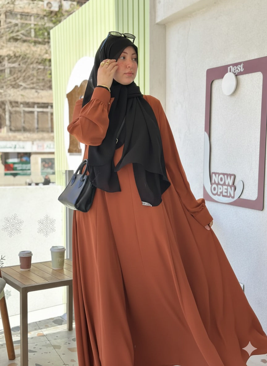 Luna dress - Dark Orange