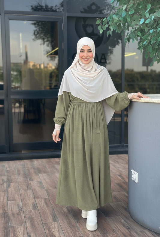 Bella Suede Dress -Mint