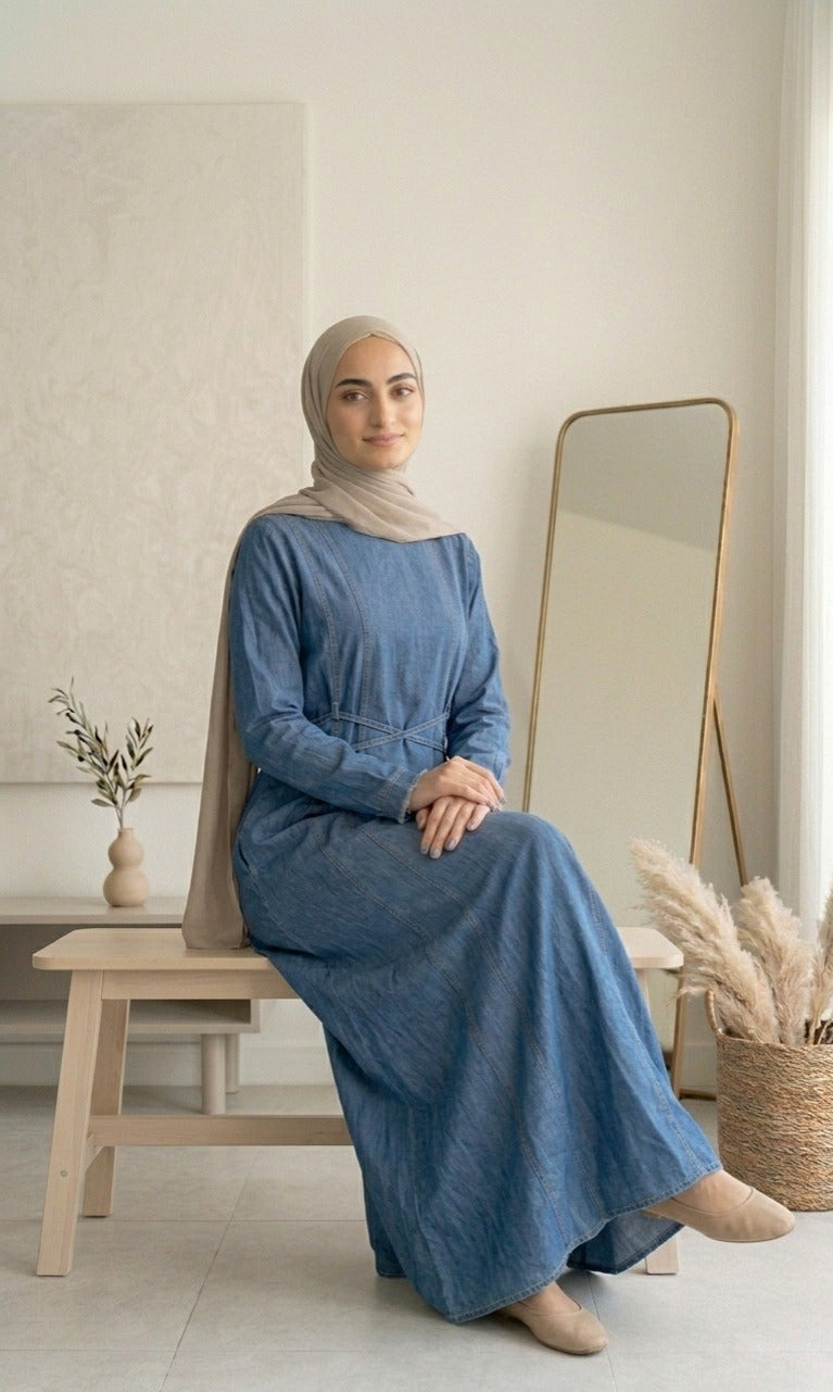 Lama Denim Dress