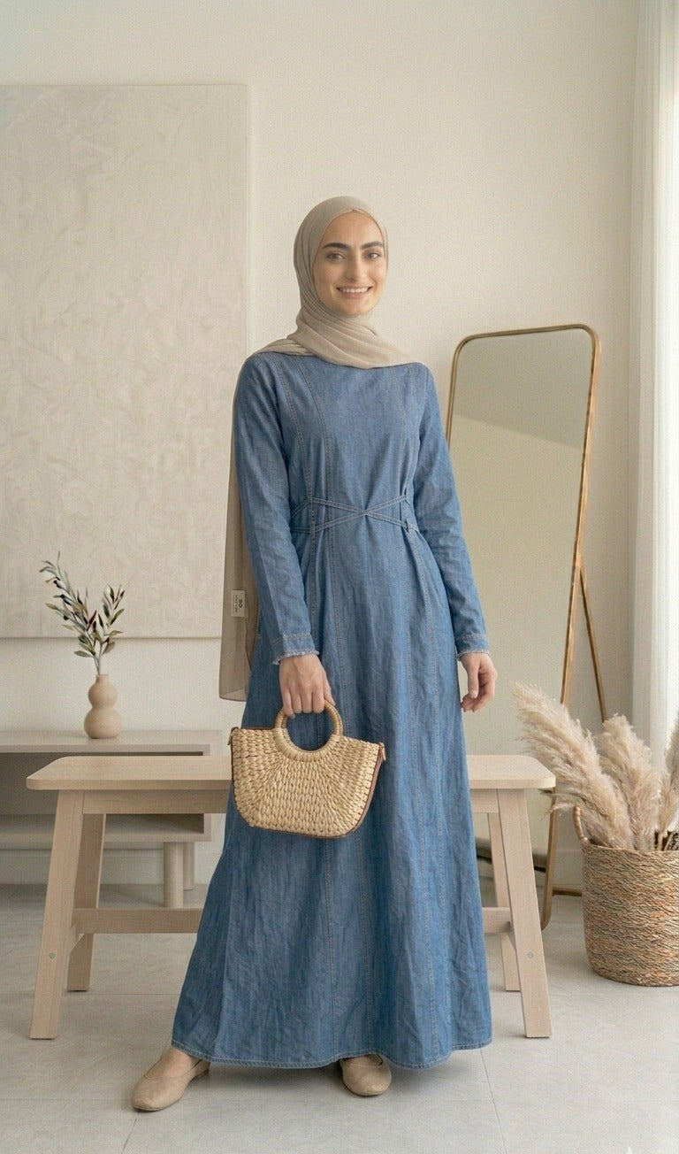 Lama Denim Dress