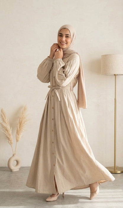 Meral dress-Begie