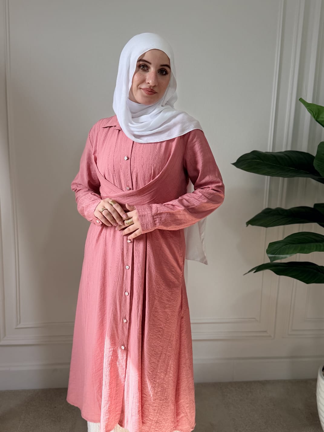 Lucinda Longline Belted Shirt - Cashmere
