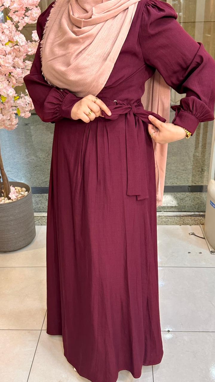 Ryana Dress-dark red