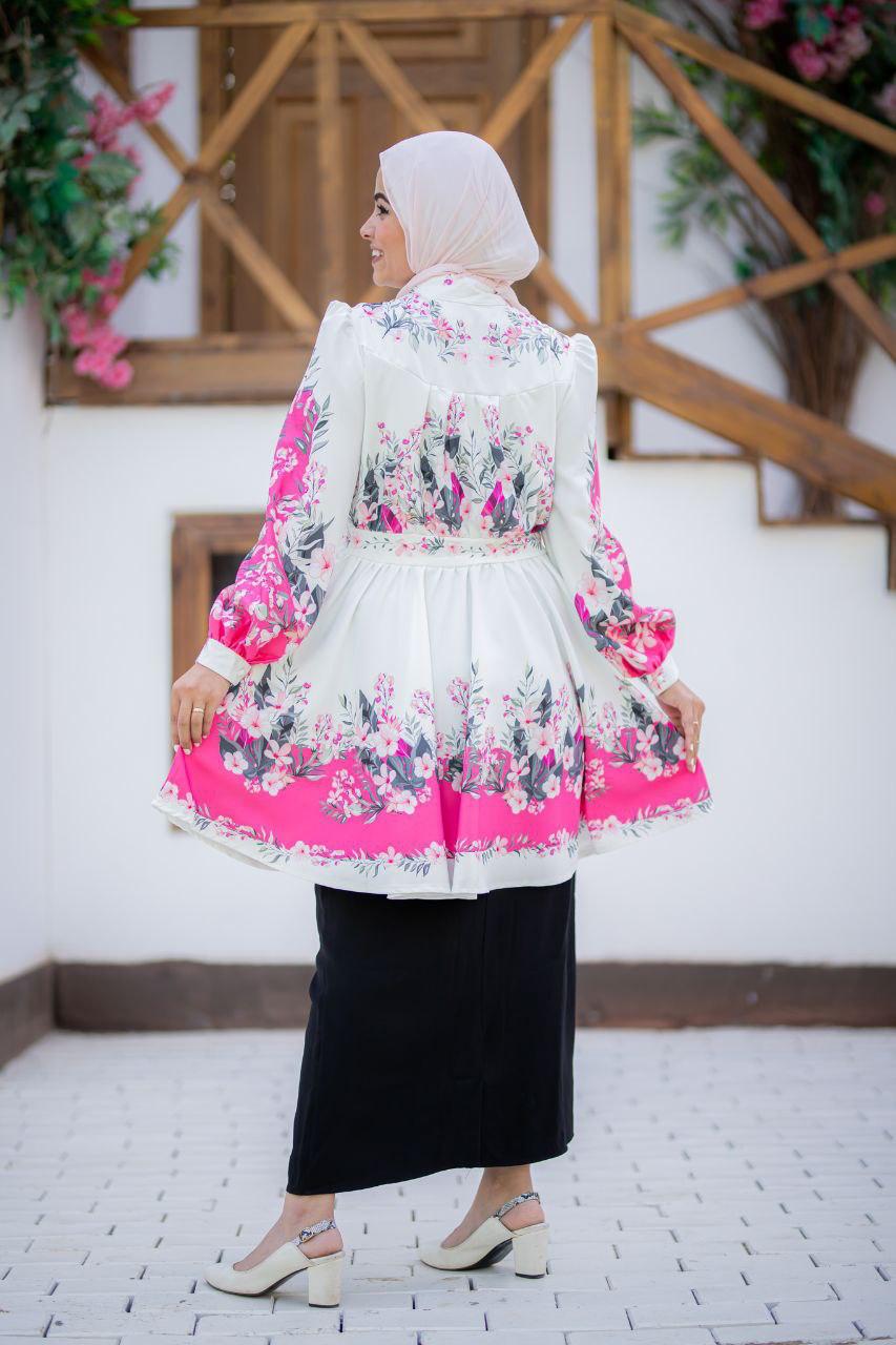 Atlas Blouse-Pink