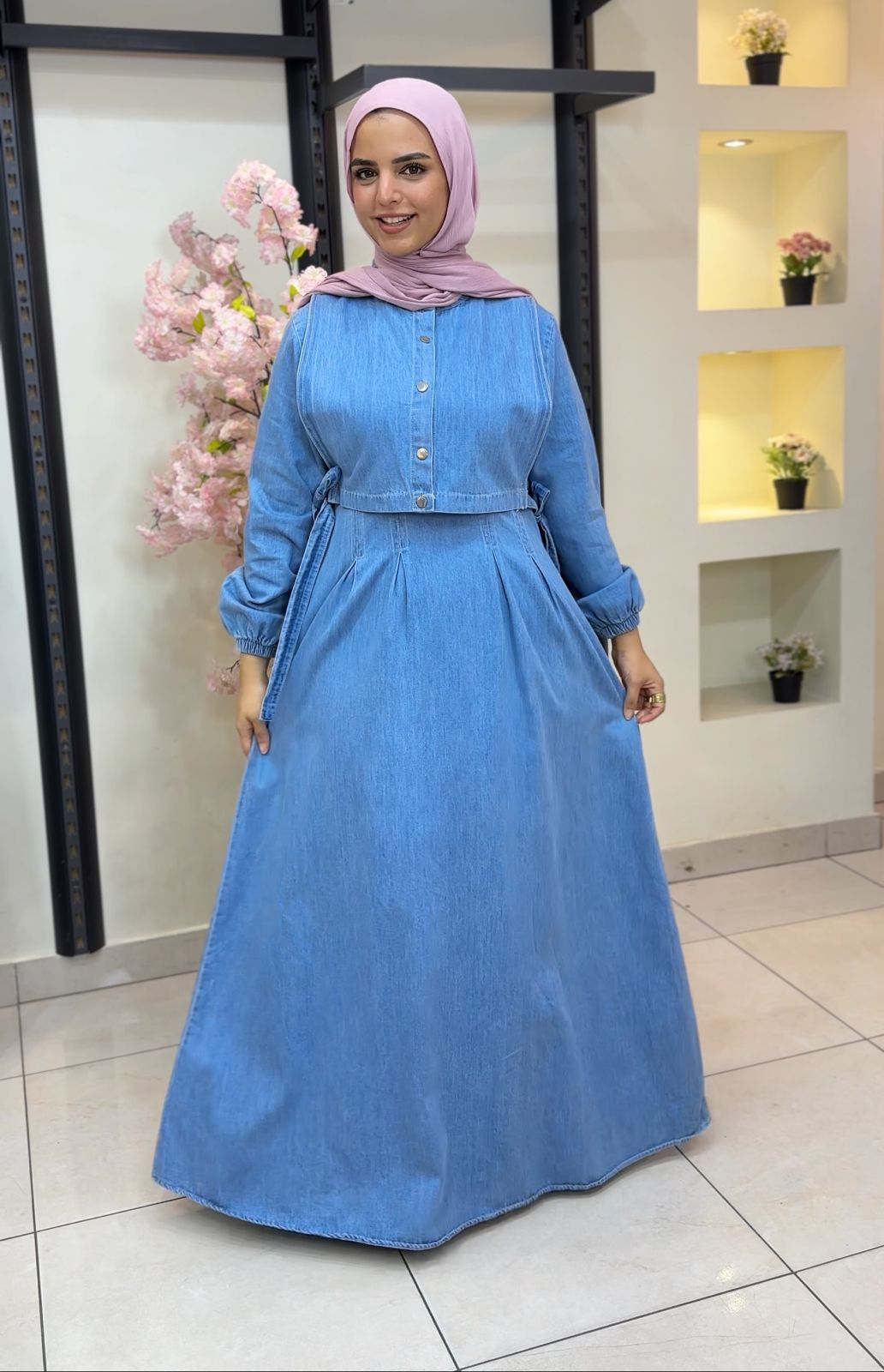 Lauren Two-Piece Denim Dress