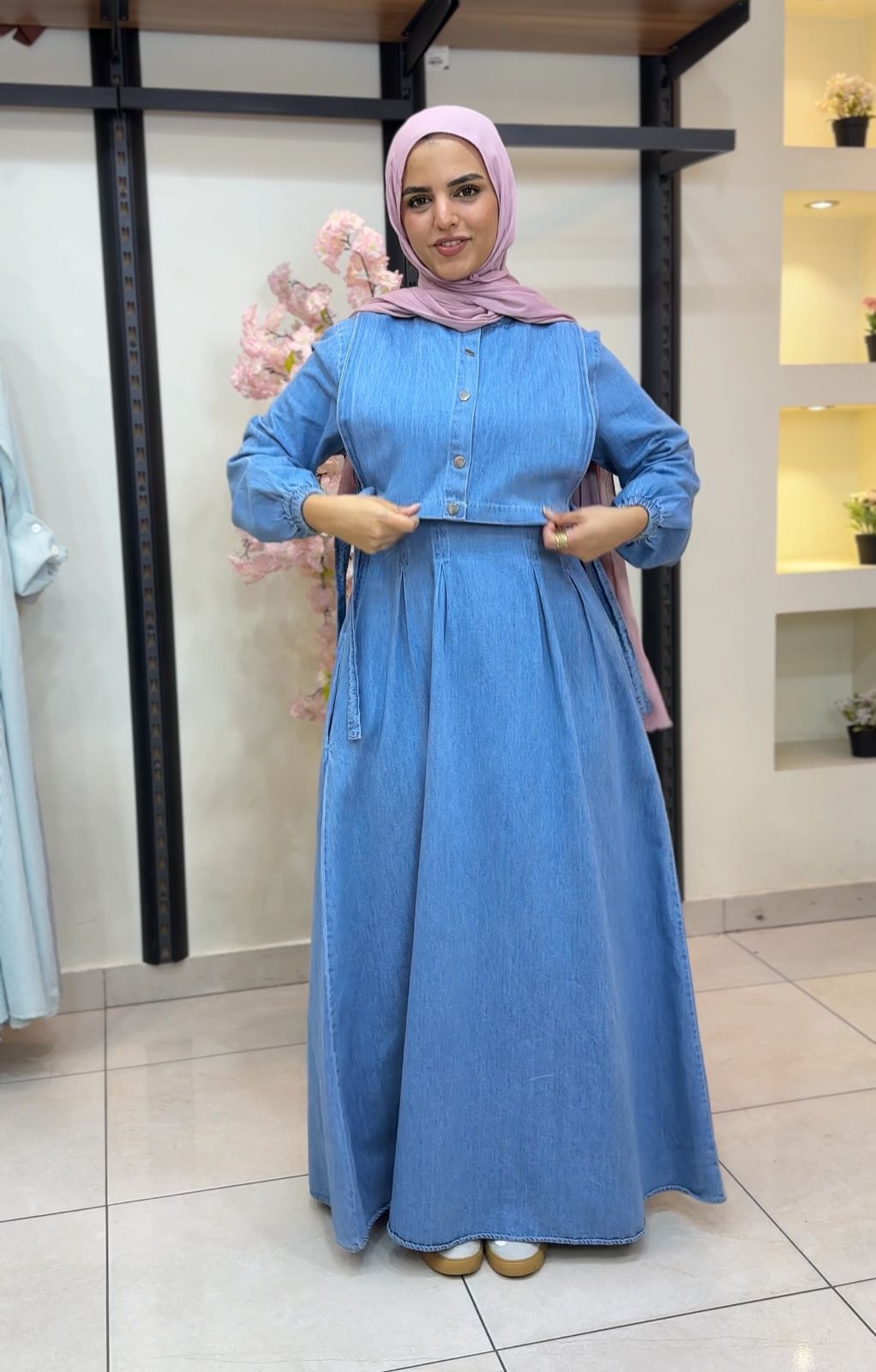 Lauren Two-Piece Denim Dress