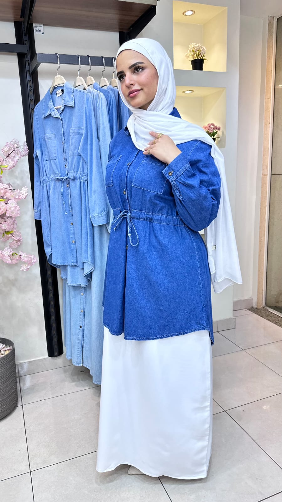 Sol Long  Denim Shirt