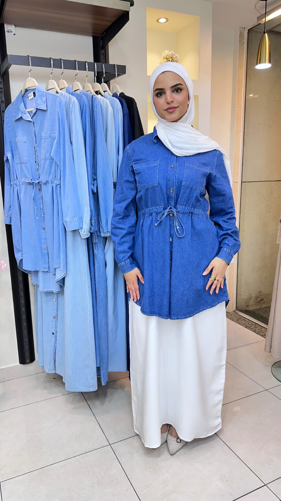 Sol Long  Denim Shirt