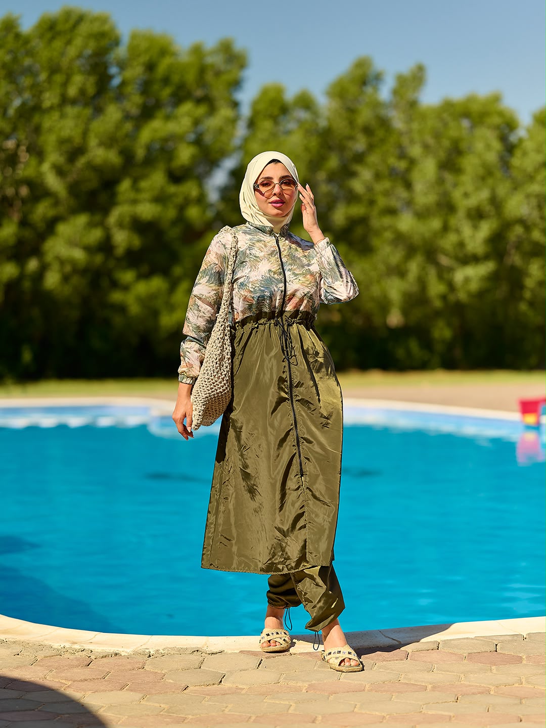 Beach Two-Piece Waterproof Burkini