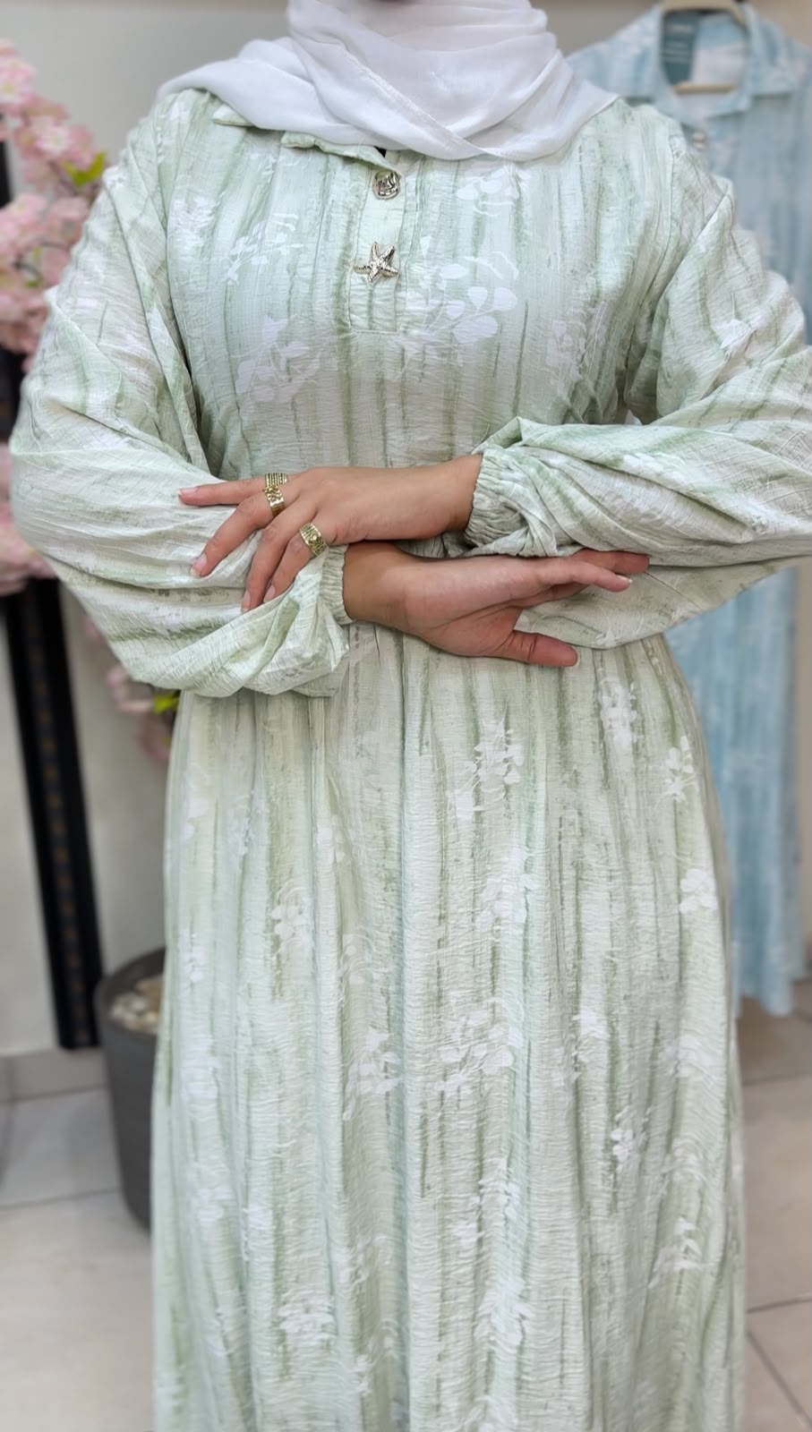 Sola Belted Dress-Mint