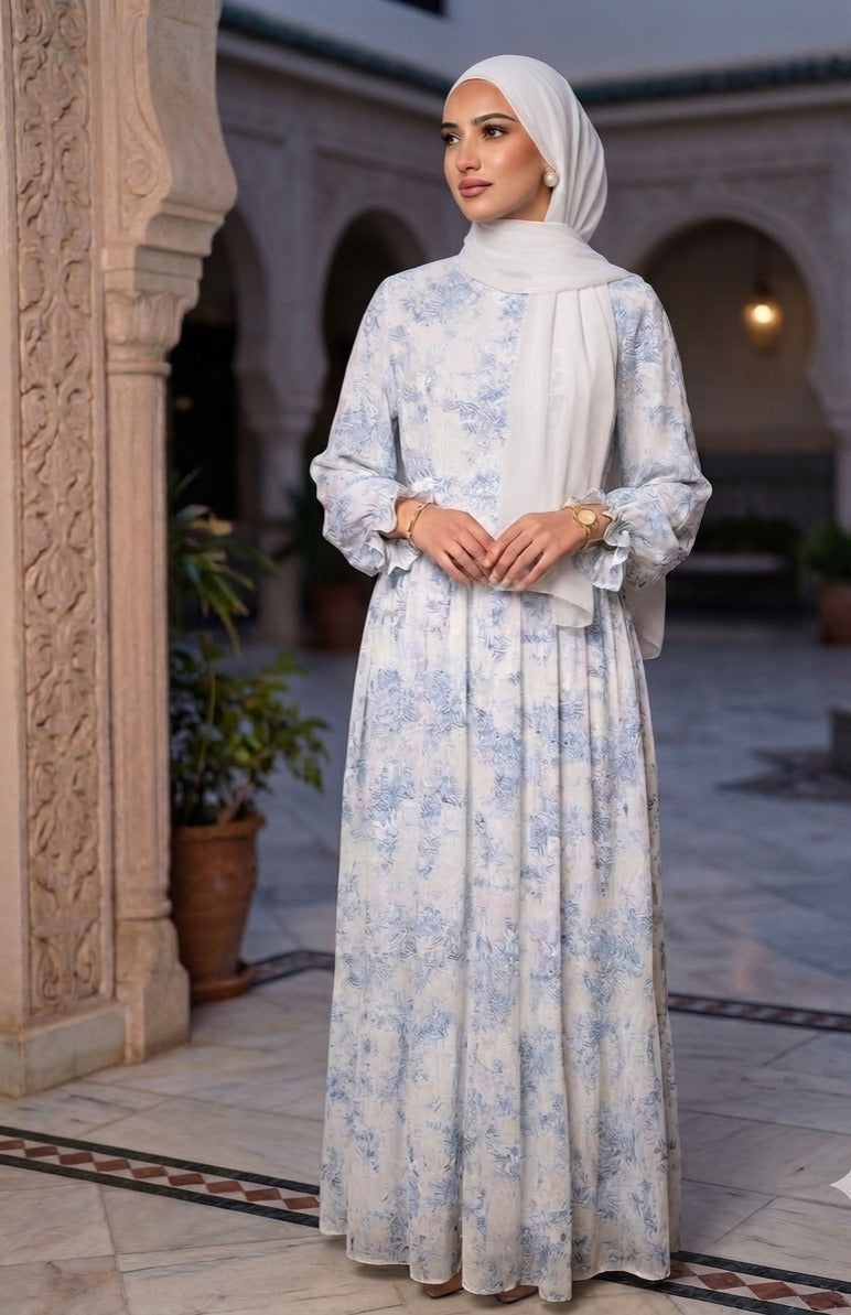 Saja Jacquard Patterned Dress