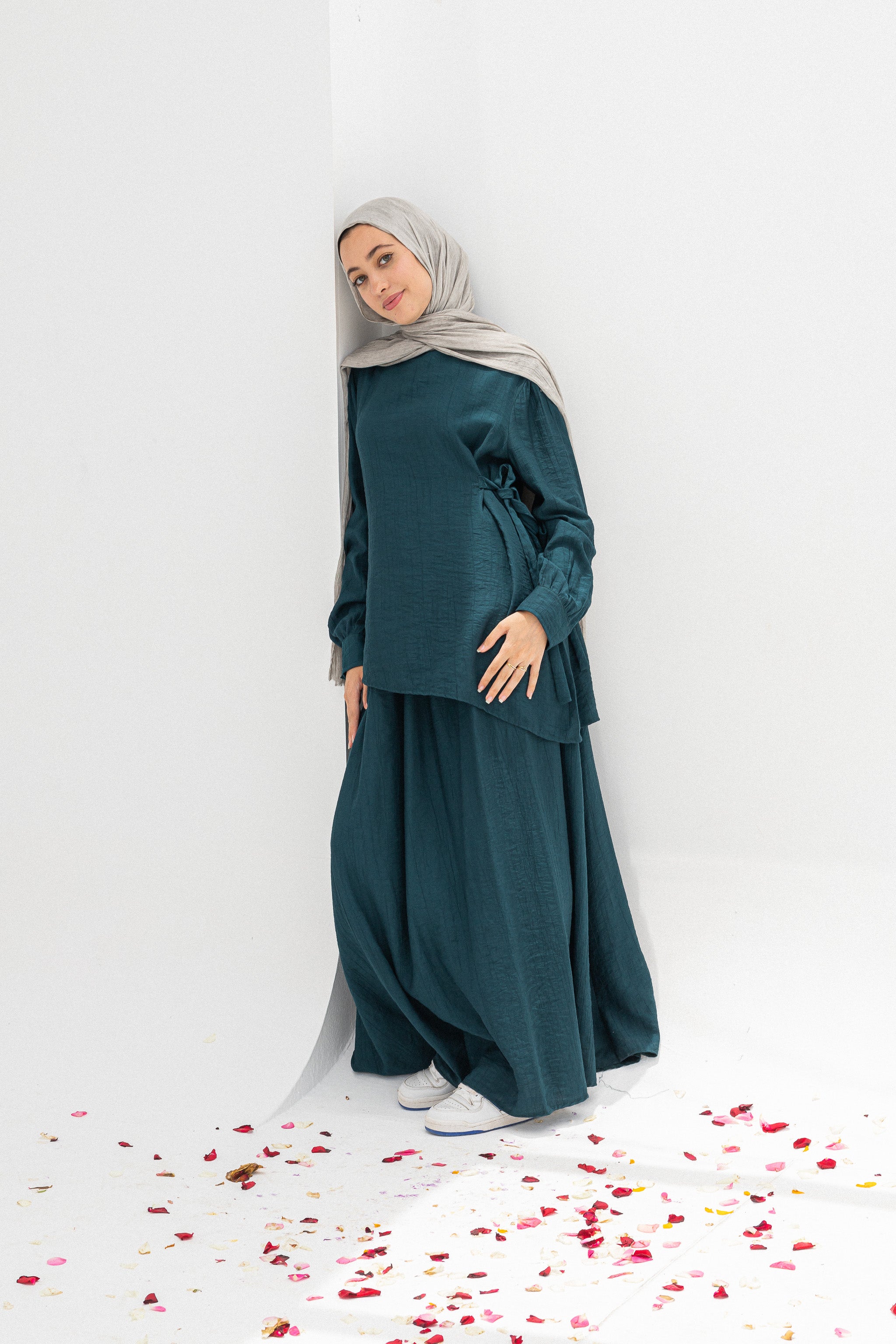 Cila 2-Piece Suit (Blouse & Skirt)-Genzary
