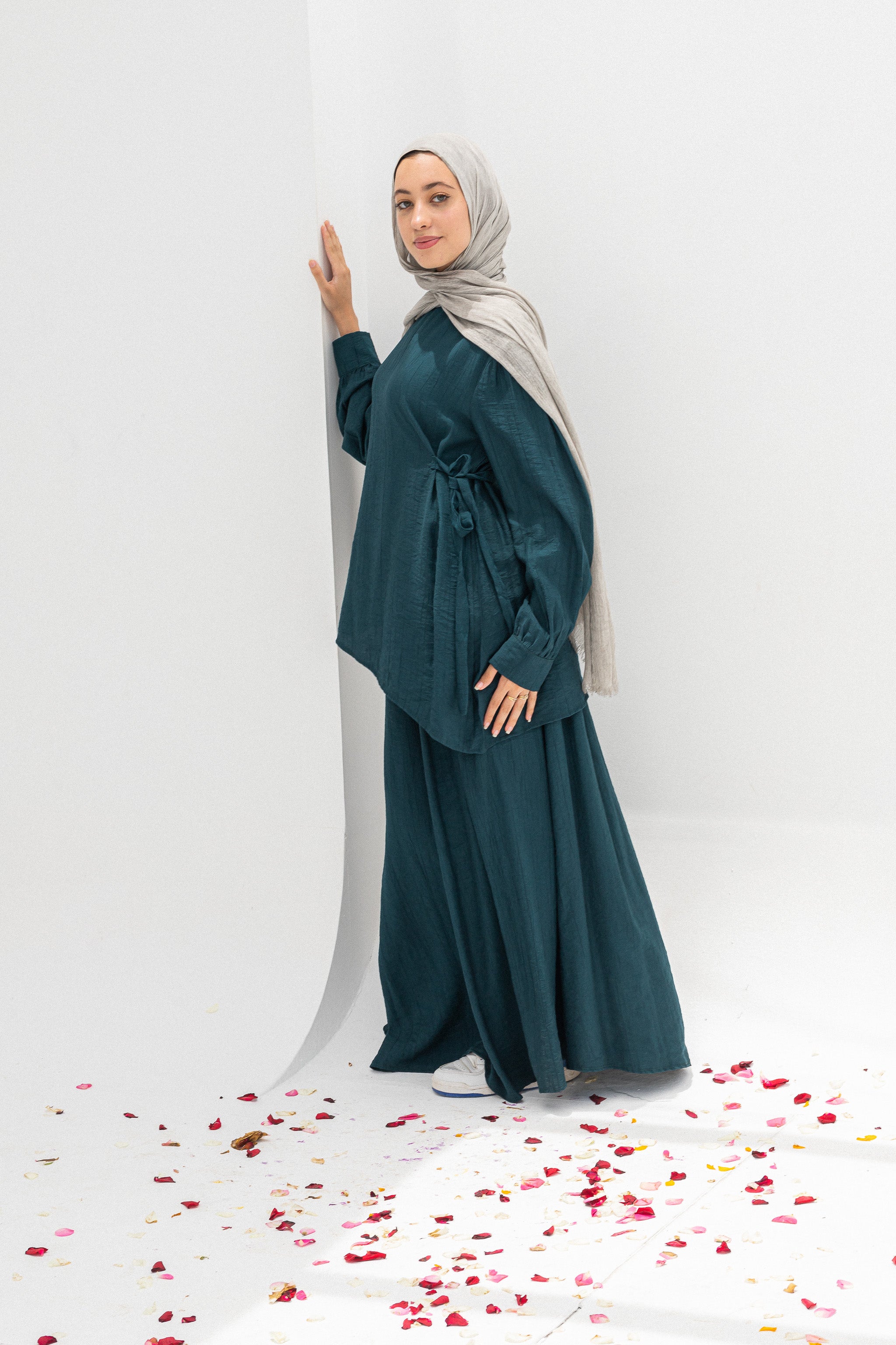 Cila 2-Piece Suit (Blouse & Skirt)-Genzary