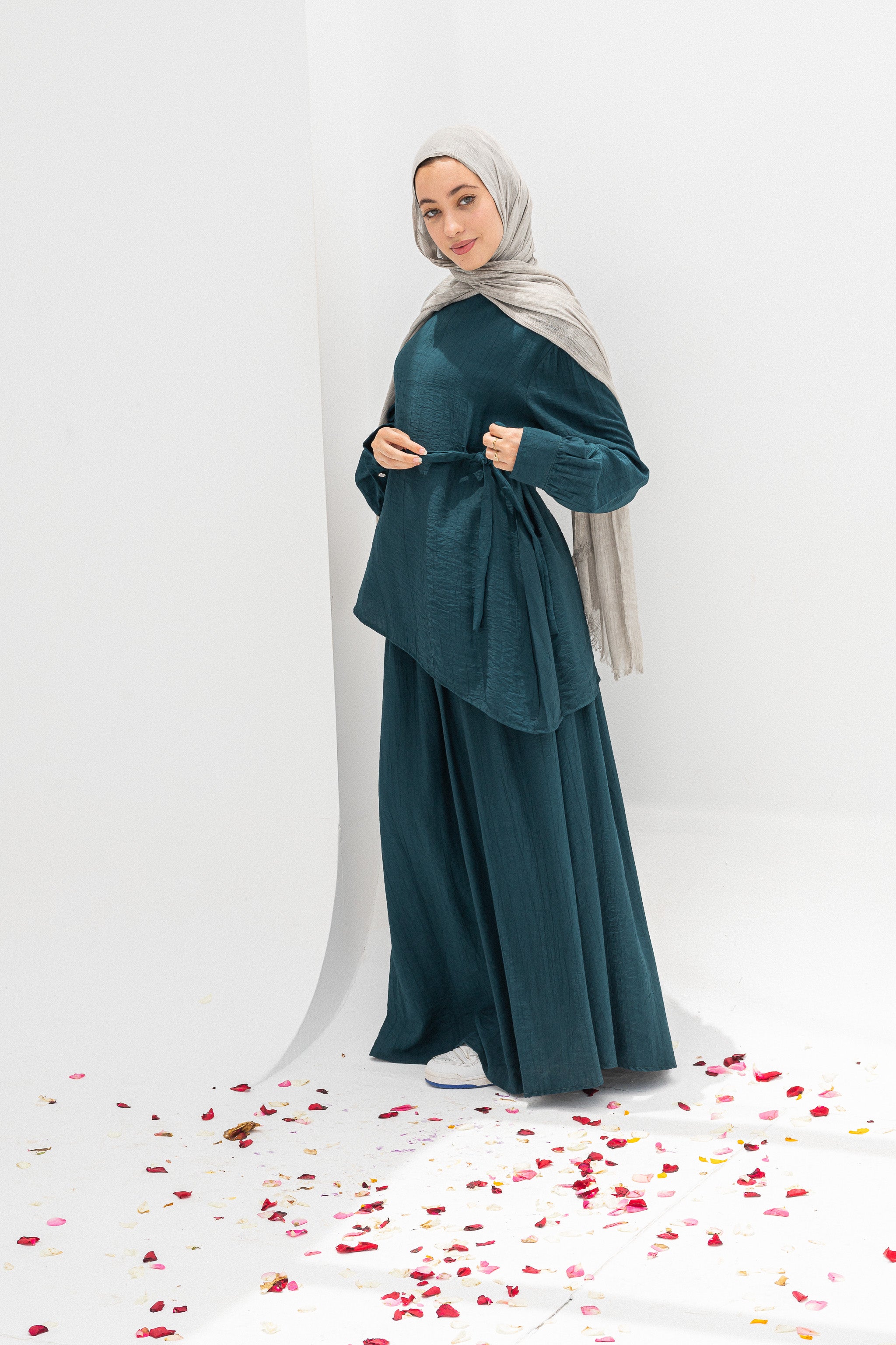 Cila 2-Piece Suit (Blouse & Skirt)-Genzary