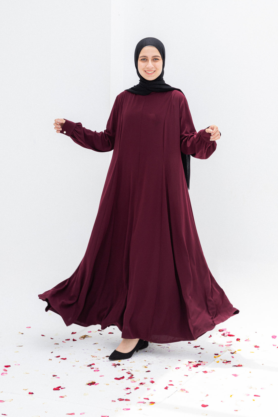 Luna dress - Burgandy