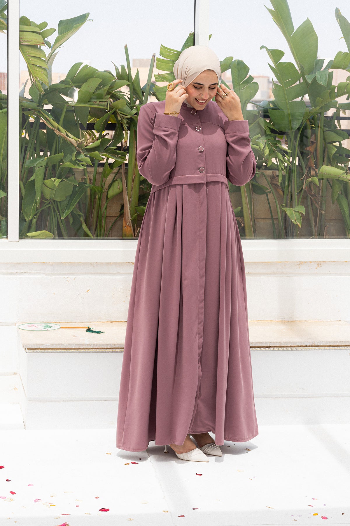 Malika Dress - Cashmere