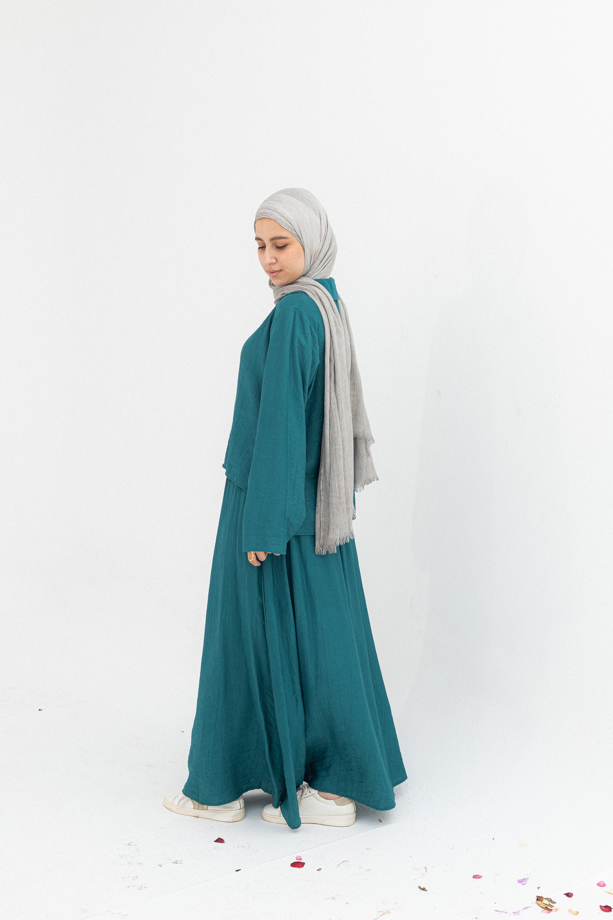 Mira 2-Piece Suit (Button-Down Shirt & Skirt)-Genzary