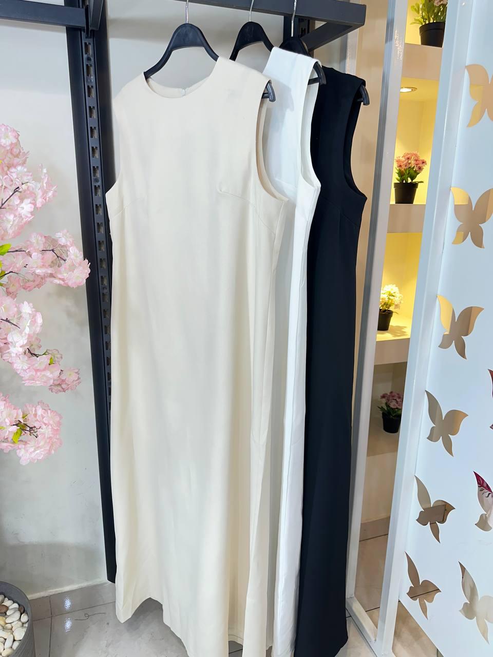 Basic Dress Double Turkish Sleeveless