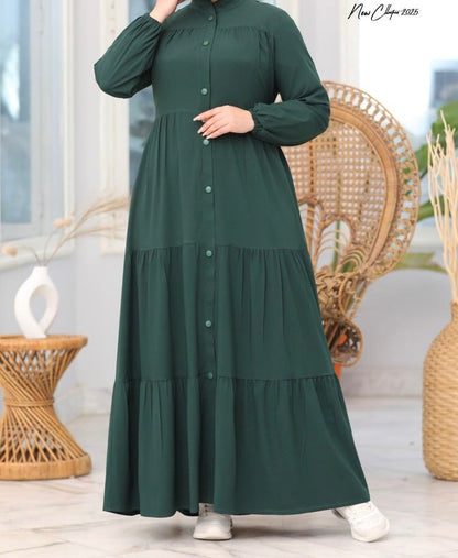 Jade Linen Dress