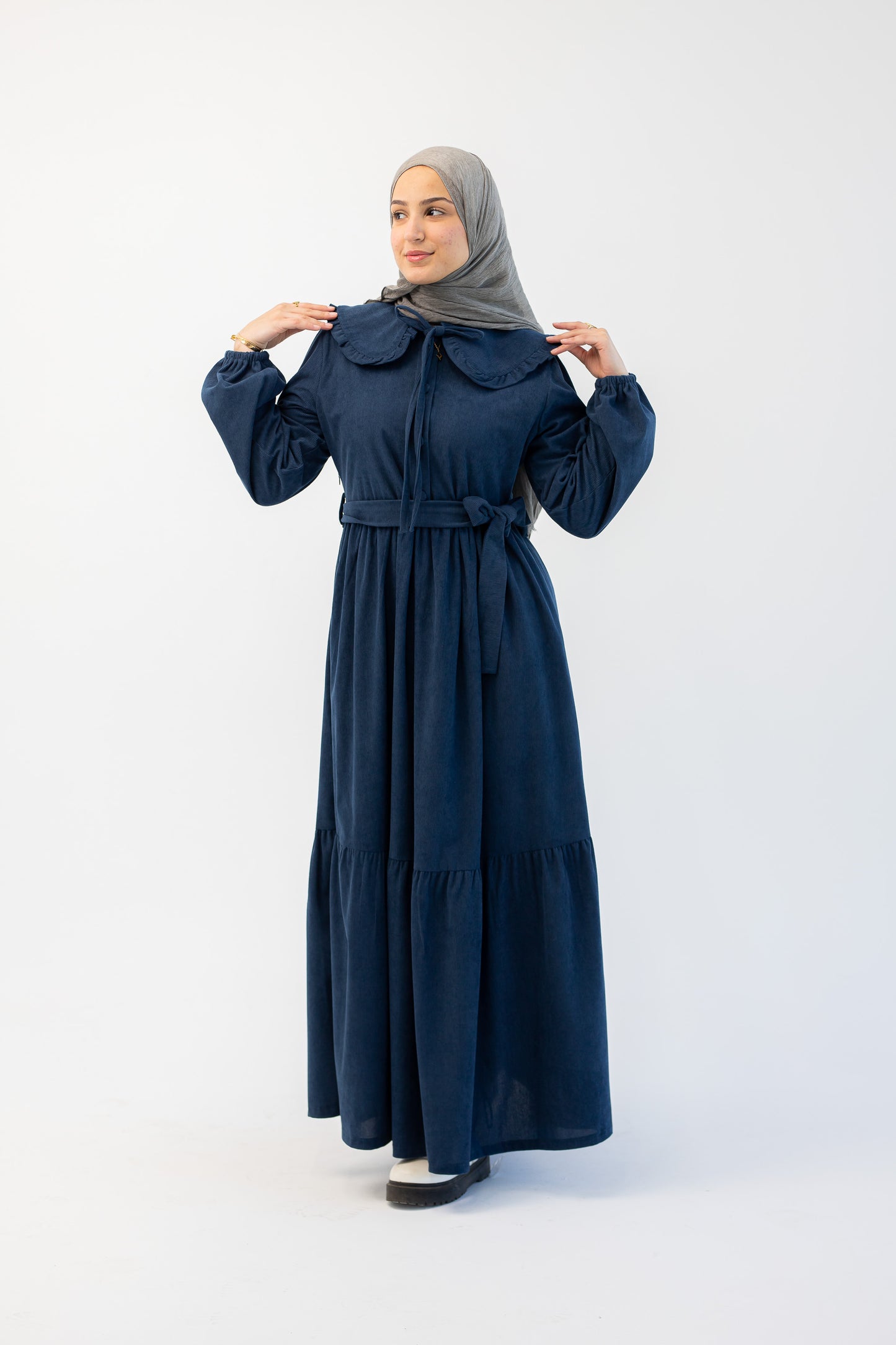 Hoor Dress -Blue