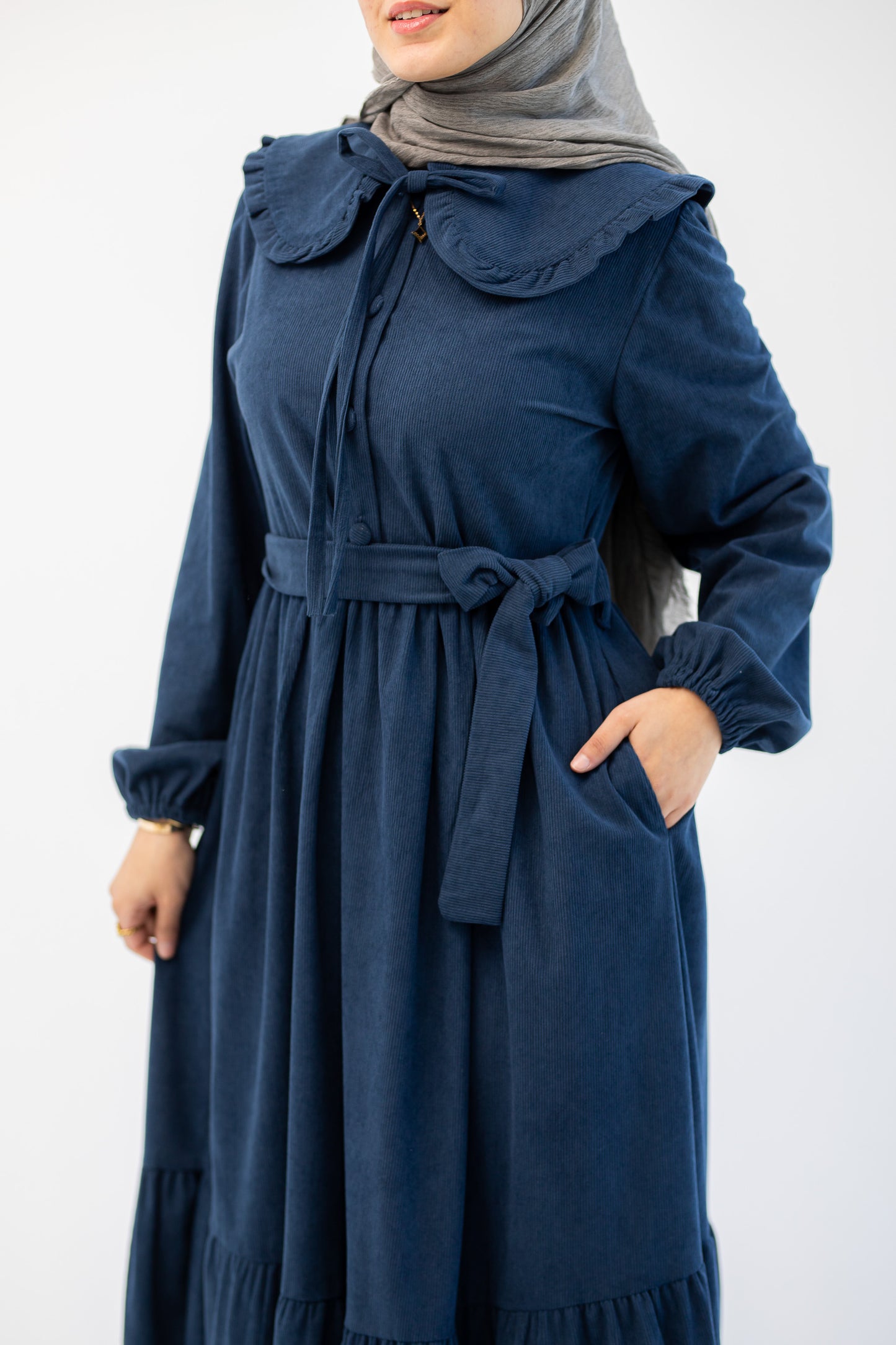 Hoor Dress -Blue