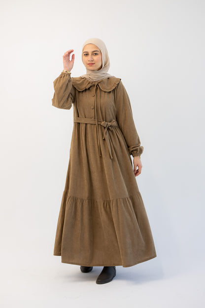 Hoor Dress - Light Browen