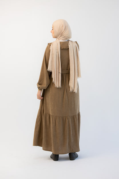 Hoor Dress - Light Browen
