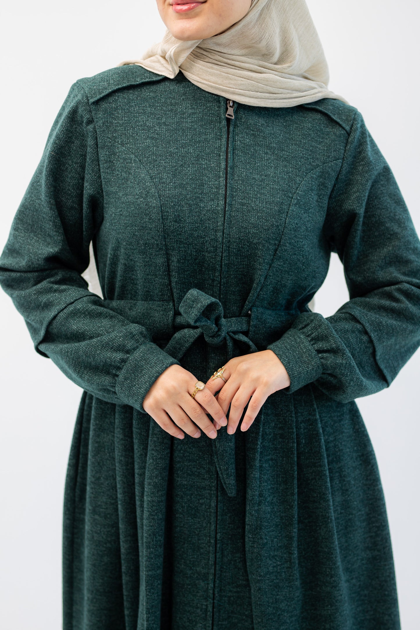 Lazord Wool Maxi Dress -  Olive