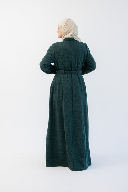 Lazord Wool Maxi Dress -  Olive