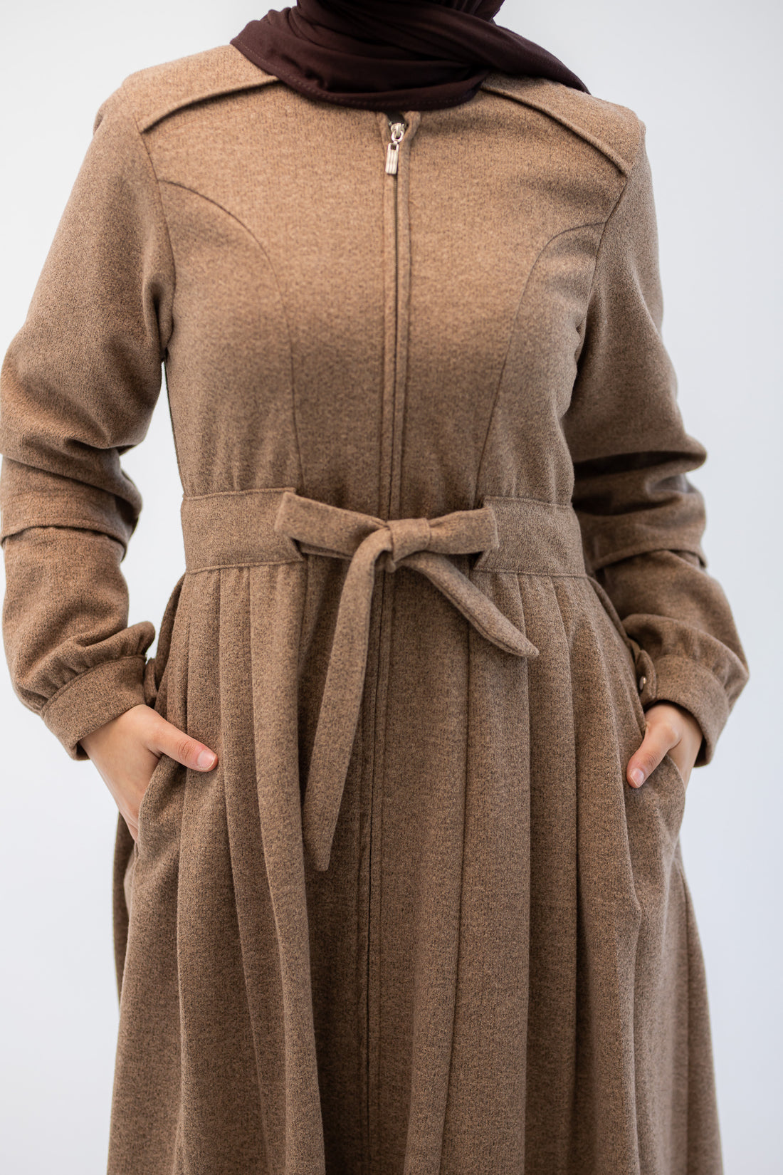 Lazord Wool Maxi Dress Cafe
