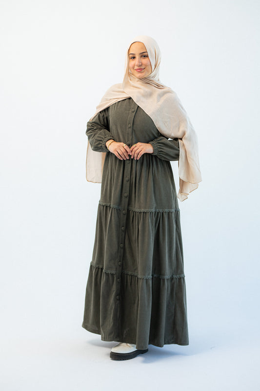 Jidaa Dress - Olive