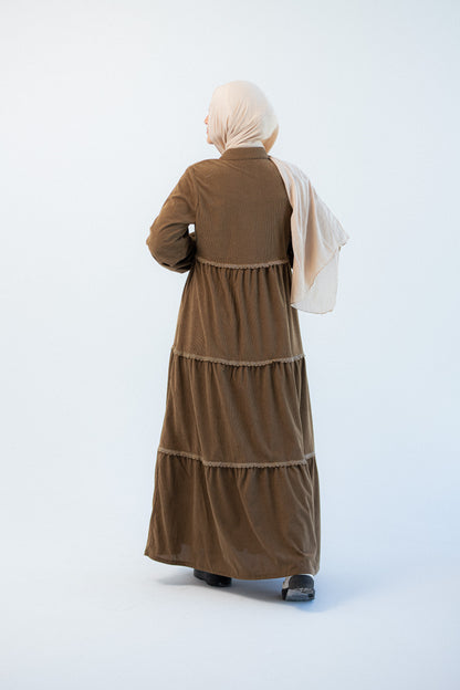 Jidaa Dress -Light Browen