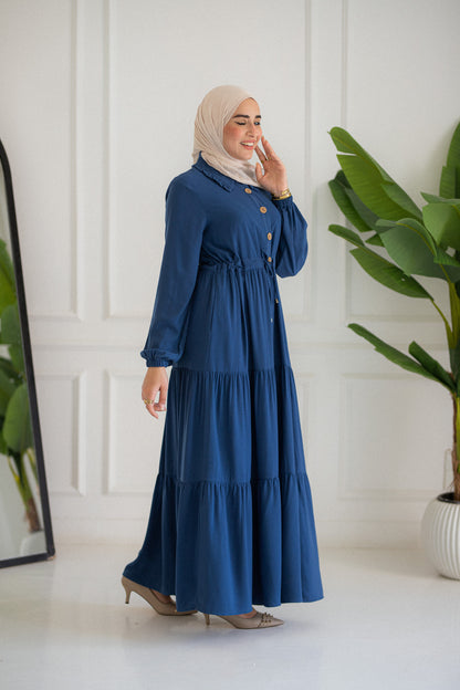 Oval Crepe Dress
