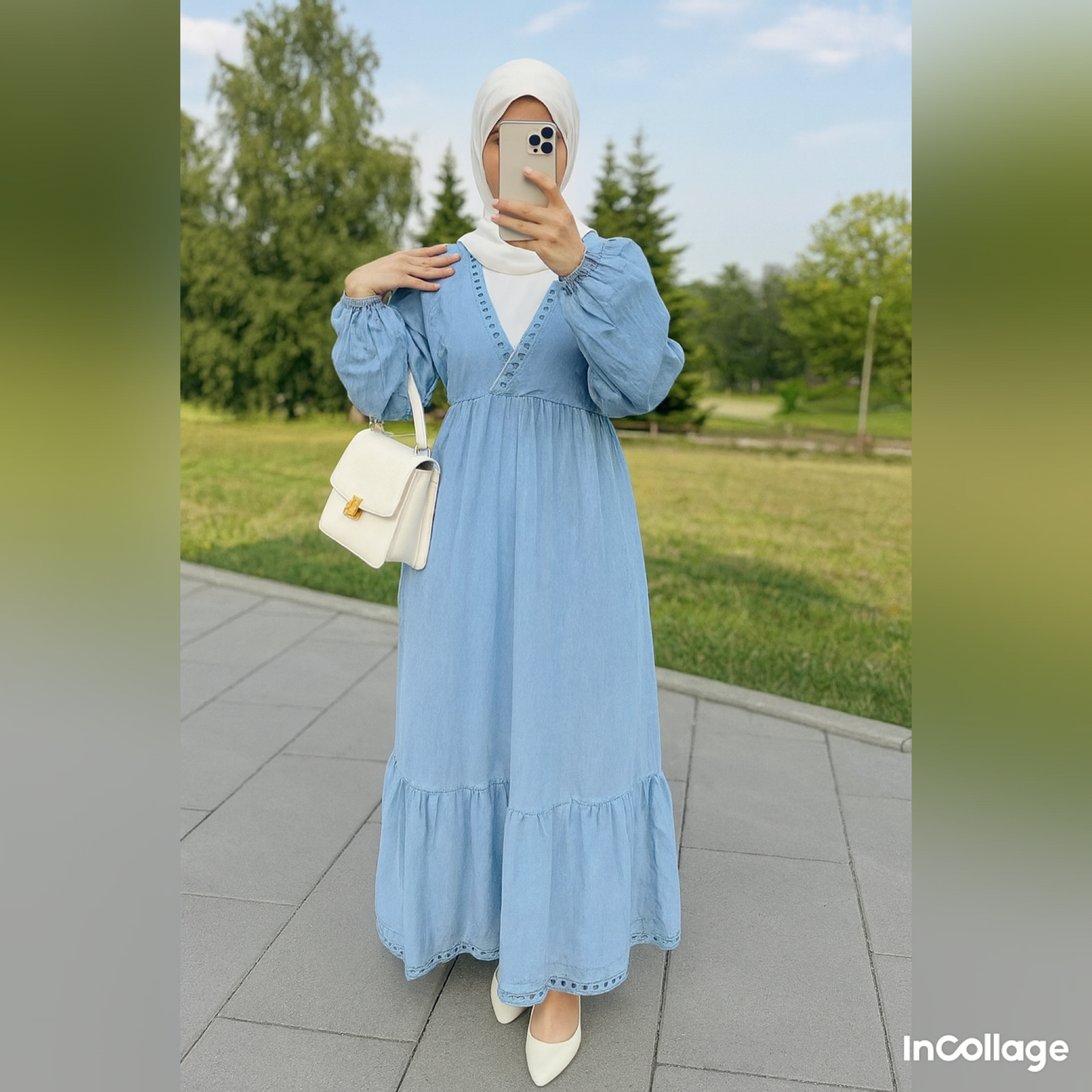 Dress Jeans Embroidere  25373